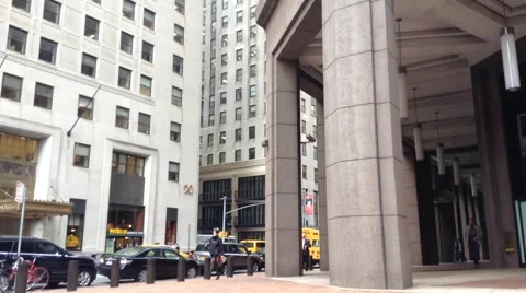 Financial District Time-lapse Stock Footage 56820550