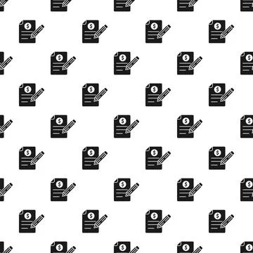 Financial document pattern illustrating budget and accounting concepts Illustrazione stock