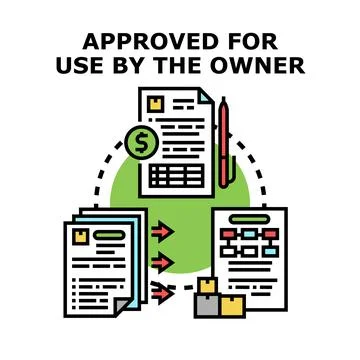 Financial document process management and workflow control イラスト素材
