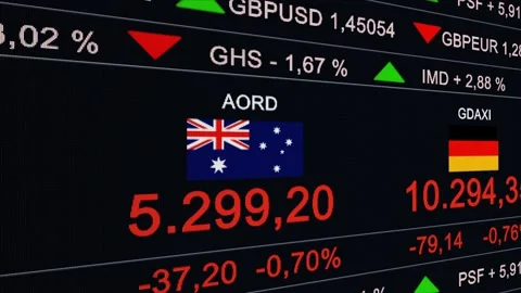 Financial Economy Loop Background Stock Footage 220426652