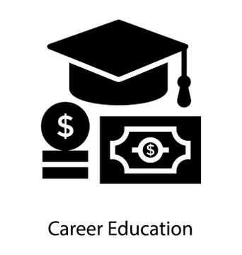 Financial Education Vector Stock Illustration