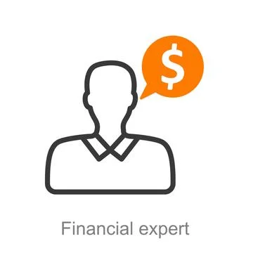 Financial expert Stock Illustration