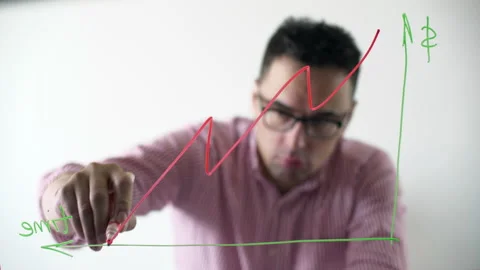 Financial expert looks for the solution of a problem Stock Footage 236958267