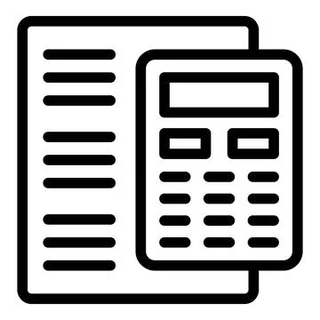 Financial failure icon outline vector. Startup bad investment Stock Illustration