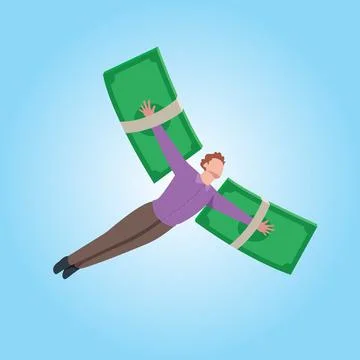Financial Freedom Concept Stockillustratie