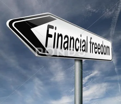 Financial freedom Stock Illustration