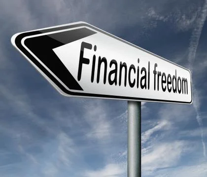 Financial freedom Stock Illustration