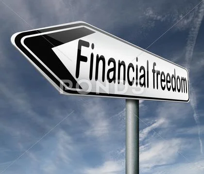 Financial freedom Stock Illustration