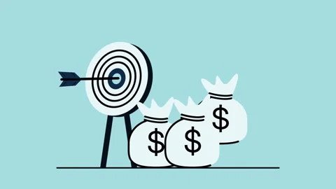 Financial goal Stock Footage 298301687