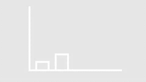Financial Graph Animation with Coin on Transparent Background Stock Footage 346225248