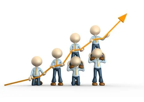 Financial graph Stock Illustration