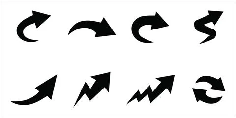 Financial Growth and Loop Arrows Stock Illustration