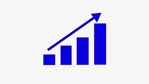 Financial Growth Graph Animation Showing Increasing Revenue and Profit Perf.. Stock Footage 337012654
