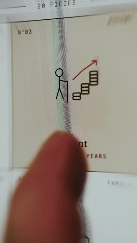 Financial growth over time shown through compound interest concept Stock Footage 335896124