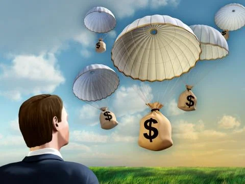 Financial help Stock Illustration