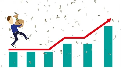 Financial improvement. Stock Footage 101059948