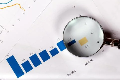 Financial indicators, background Stock Photos