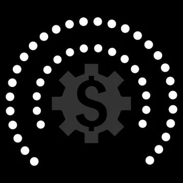 Financial Industry Protection Flat Vector Icon Stock Illustration