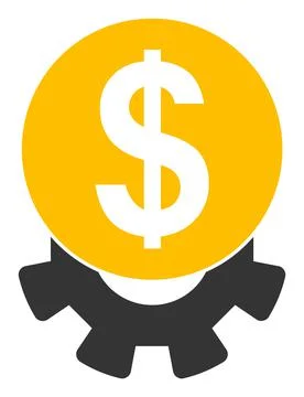 Financial Industry Vector Icon Flat Illustration Stock Illustration
