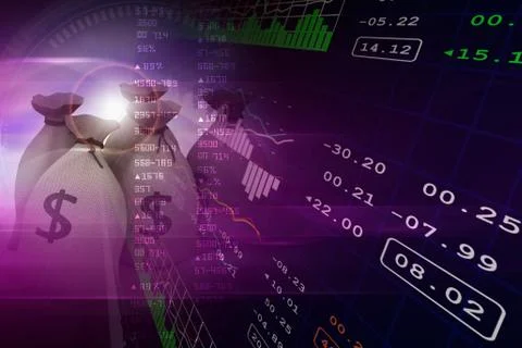 Financial inflation Illustrazione stock