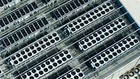 Financial Infrastructure, Enterprise Data Center and Digital Economy Stock Footage 340597171