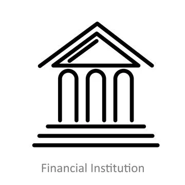 Financial Institution Stock Illustration