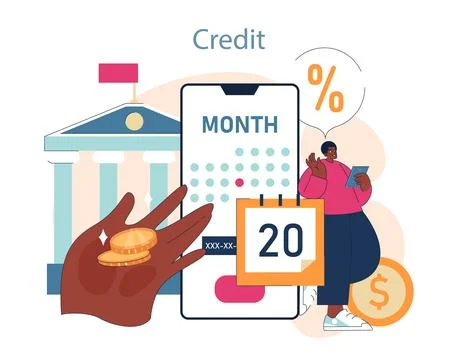 Financial Literacy Ilustração Stock