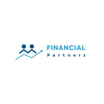 Financial Logo design Stock Illustration