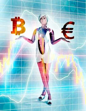 Financial market concept Stock Illustration