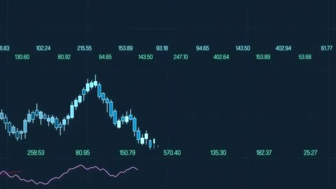 Financial markets stock chart, progress, growth and abstract investment concept. Stock Footage 296131571