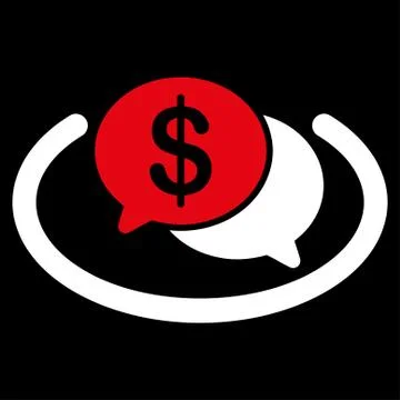 Financial Network icon Stock Illustration