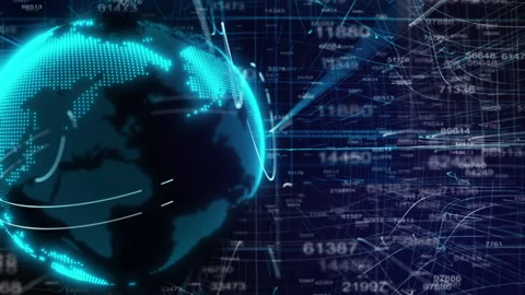Financial News Copy Space Loop Stock Footage 155539429