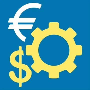 Financial Options Flat Icon Illustrazione stock
