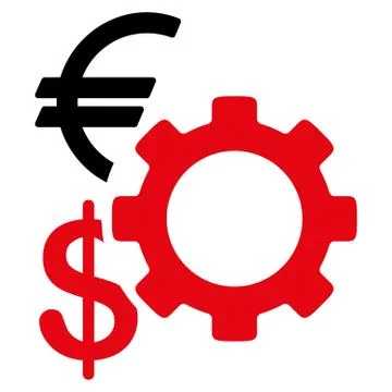 Financial Options Flat Icon Stock Illustration