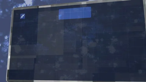 Financial options trading interface, app for money trade, currency exchange hud Stock Footage 109821872