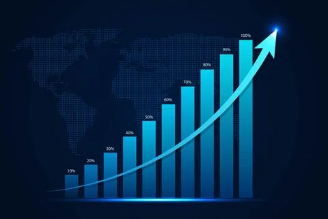 Financial Performance Analytics Stock Illustration