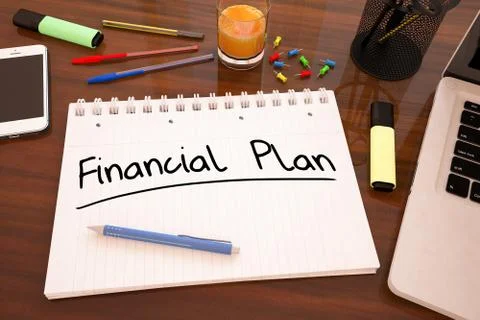 Financial plan Stock Illustration