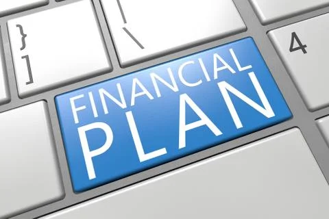 Financial Plan Stock Illustration