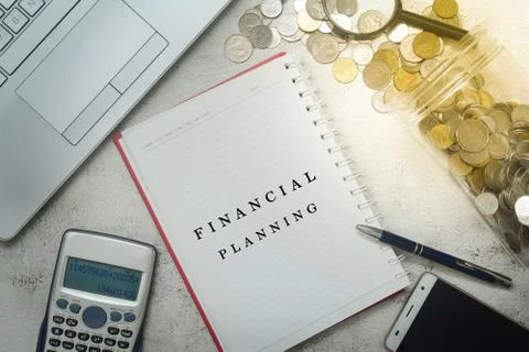 Financial planning concept  Stock Photos