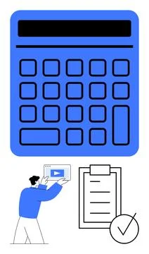 Financial planning, education, content creation, productivity tools, task man イラスト素材