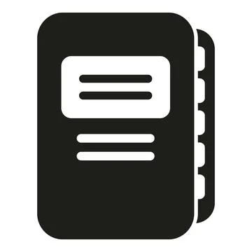 Financial planning folder icon simple vector. Loan rate Stock Illustration