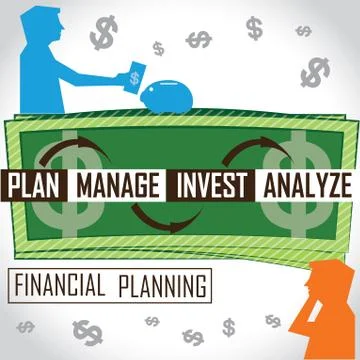 Financial Planning Stock Illustration