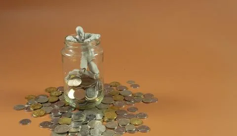 Financial Problem Concept. People Having Financial Problem. Stock Photos