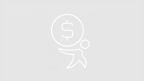 Financial problems solving animation set Stock Footage 310242105