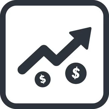 Financial Profit Increase Stock Illustration