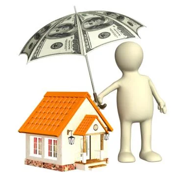 Financial protection Illustrazione stock