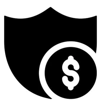 Financial Protection Shield Stock Illustration