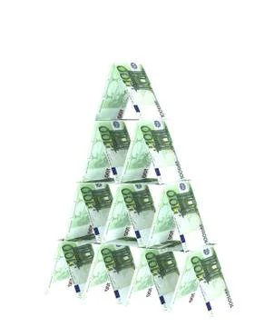 Financial pyramid Stock Illustration