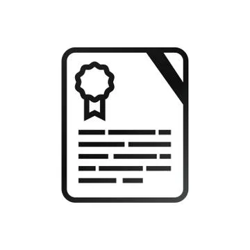 Financial report document 스톡 일러스트