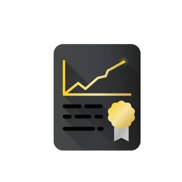 Financial report document 스톡 일러스트